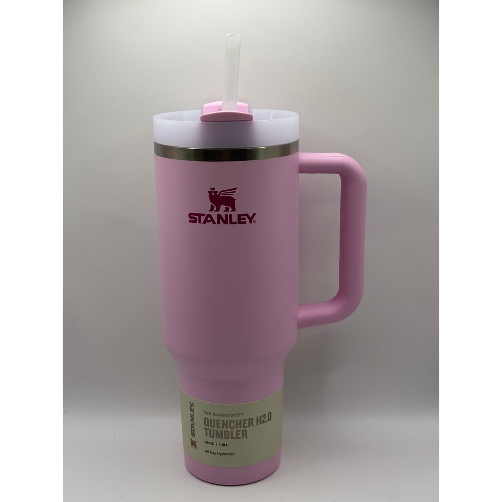 Stanley 40oz Quencher H2.0 FlowState Tumbler Cherry Blossom Pink 10-13230-034
